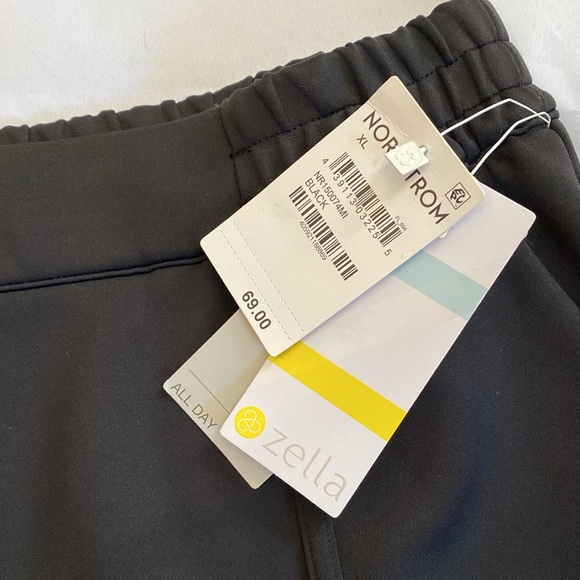 NWT 🖤 Zella Sleek Track Pants/Joggers, Side Pockets, Back Zip Pocket Black XL - Picture 6 of 16
